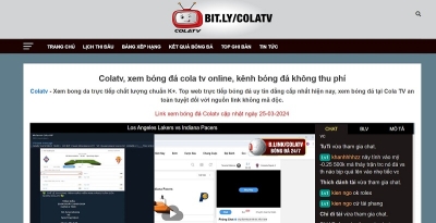 Colatv - Nguồn kênh xem bóng đá trực tuyến tốt nhất 2024